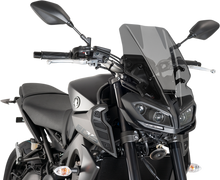 PUIG HI-TECH PARTS New Generation Windscreen - 16-1/2" - Dark Smoke - MT09 9377F