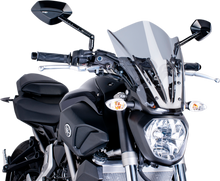 PUIG HI-TECH PARTS New Generation Windscreen - Smoke - MT07 7016H