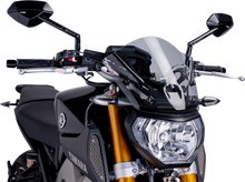 PUIG HI-TECH PARTS New Generation Windscreen - 11-1/2" - Smoke - MT09 6859H