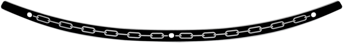 MEMPHIS SHADES Windshield Trim - Black - Chain - FLH MEB0973
