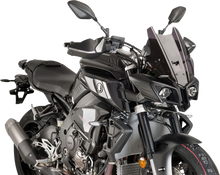PUIG HI-TECH PARTS Race Windscreen - 14-1/4" - Dark Smoke - MT10 8917F