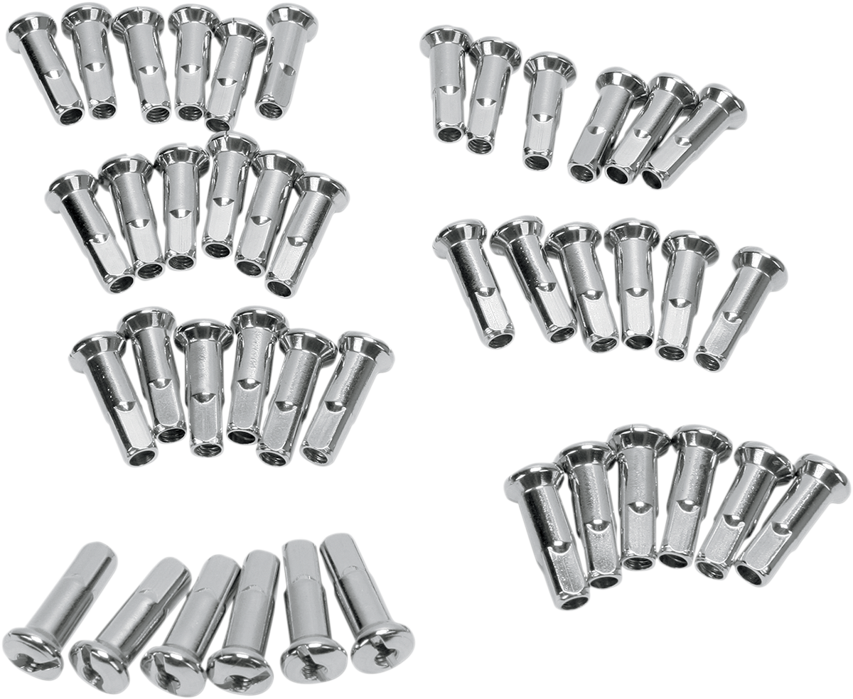 DRAG SPECIALTIES Spoke Nipples - Stainless Steel - Extra Long 160500SSE42-HC3
