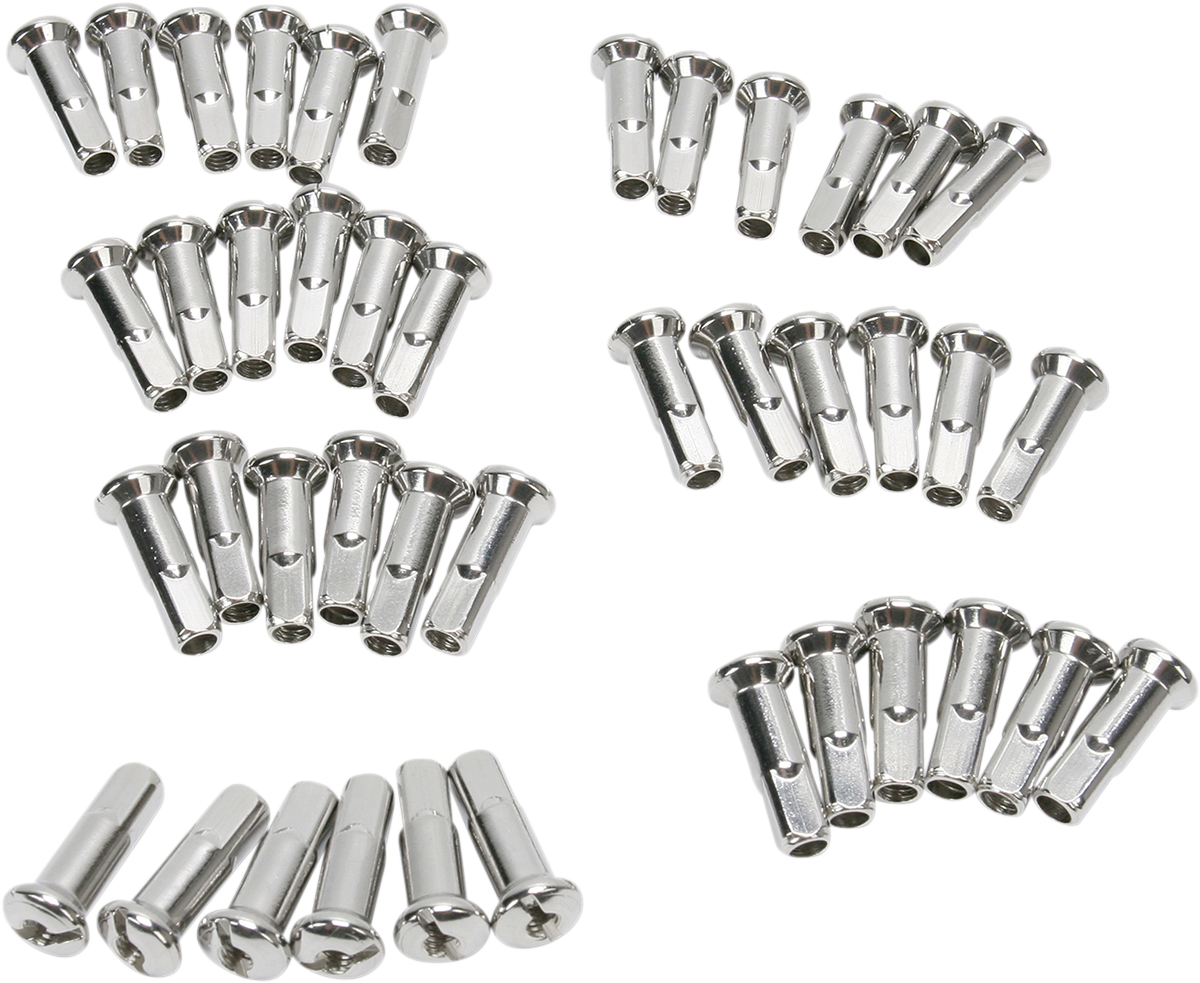 DRAG SPECIALTIES Spoke Nipples - Stainless Steel - Standard 16-0500SS42-HC3