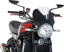 PUIG HI-TECH PARTS Windscreen - 13" - Black/Clear 003NW