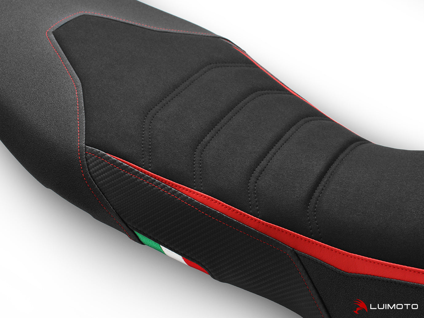 LUIMOTO Veloce Rider Seat Cover for the DUCATI HYPERMOTARD 950 SP / RVE (2019+) (Fits OE RACE SEAT)
