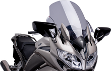 PUIG HI-TECH PARTS Touring Windscreen - 22" - Smoke - Yamaha 6483H