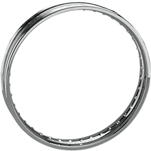 DRAG SPECIALTIES Rim - 40 Hole - Spun - Silver - 21x2.15 26514