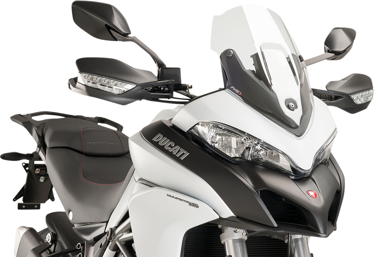 PUIG HI-TECH PARTS Race Windscreen - 17-1/4" - Clear - Ducati 7622W