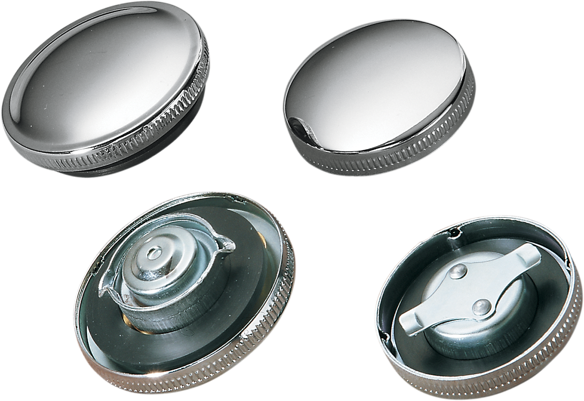 DRAG SPECIALTIES Gas Cap - Non-Vented - Chrome 03-0027-BC222