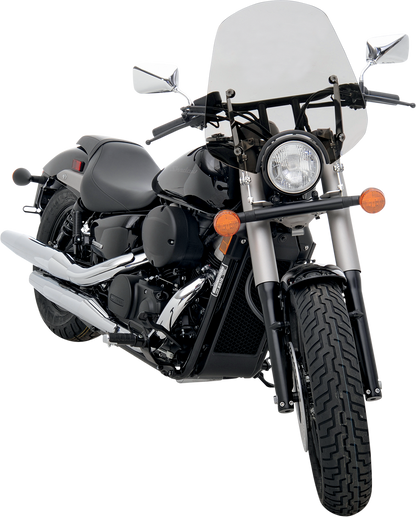 MEMPHIS SHADES Pop Top Windshield - 7" Headlight Cut Out - Solar MEP5519