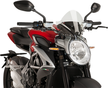 PUIG HI-TECH PARTS New Generation Windscreen - 10-1/2" - Black - Brutale 800 9011W