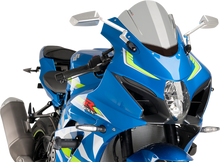 PUIG HI-TECH PARTS Race Windscreen - 12-1/4" - Smoke - Suzuki 9013H