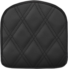 SADDLEMEN Sissy Bar Pad - Lattice Stitched - Black - Universal 040843