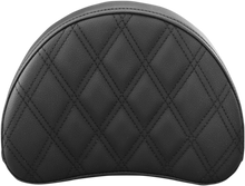 SADDLEMEN Sissy Bar Pad - Lattice Stitched - Black - Universal 051343