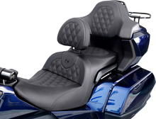 SADDLEMEN Lattice Stitched Tour-Pak Passenger Pad - GL H18-07-TPACK-LS