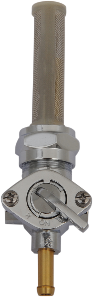 DRAG SPECIALTIES Fuel Petcock - Downward - Chrome - 22 mm 03-0040-BC331