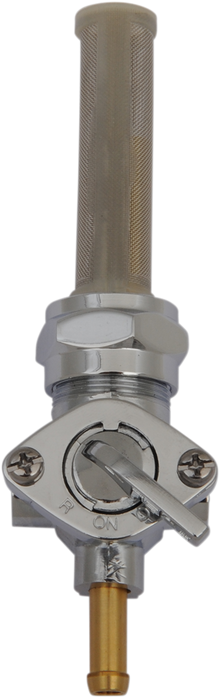 DRAG SPECIALTIES Fuel Petcock - Downward - Chrome - 22 mm 03-0040-BC331