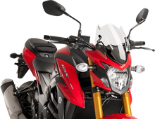 PUIG HI-TECH PARTS Naked Sport Windscreen - 12-1/4" - Clear - Suzuki 9435W