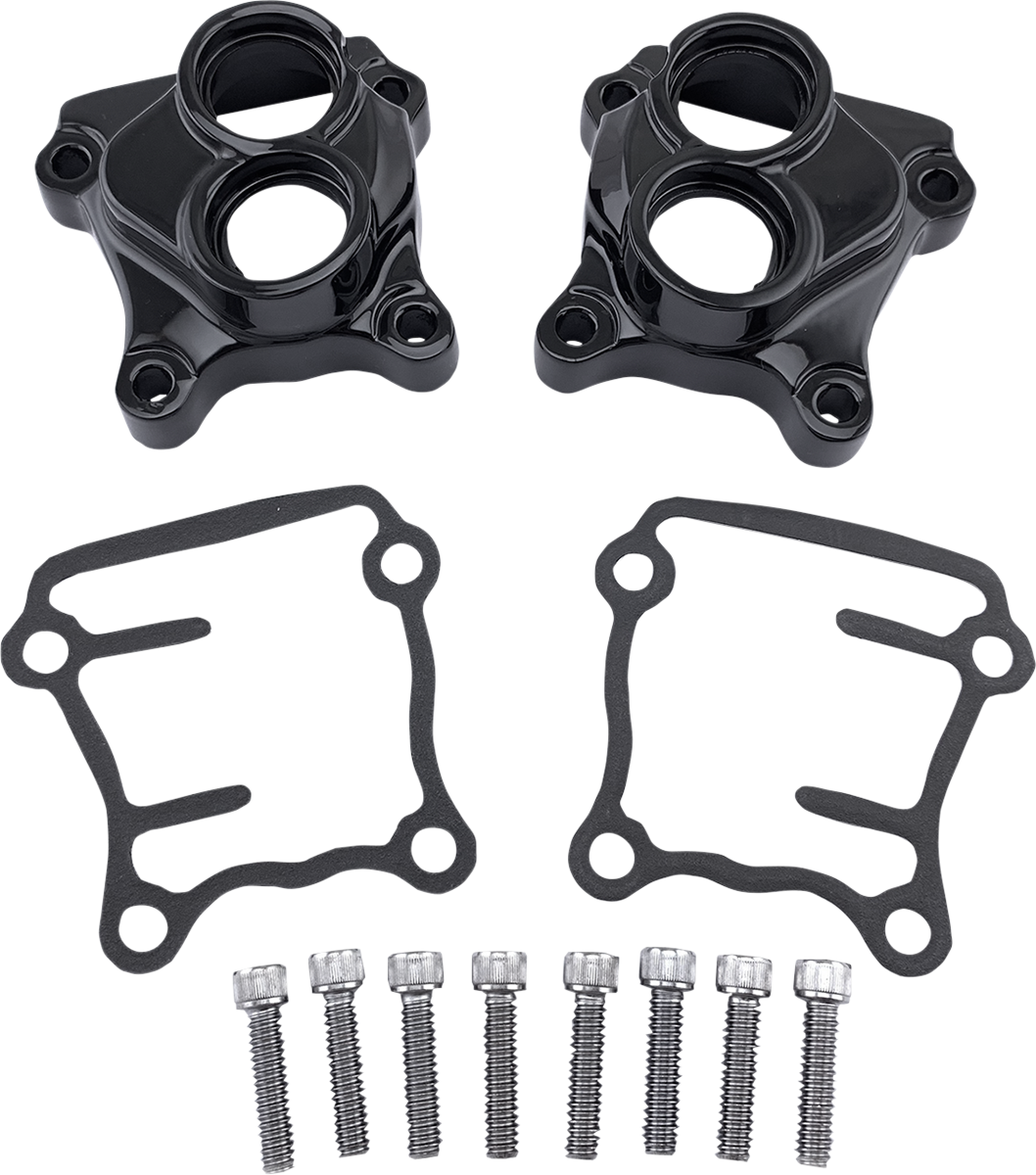DRAG SPECIALTIES Lifter Cover - Gloss Black - Twin Cam I04-0889GB
