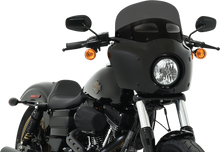 MEMPHIS SHADES Road Warrior Windshield - Vented - Dark Black Smoke - 9" MEP87310