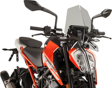 PUIG HI-TECH PARTS New Generation Windscreen - 16-1/4" - Smoke - KTM 9514H
