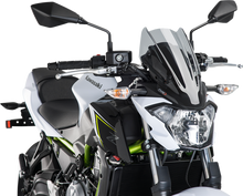 PUIG HI-TECH PARTS New Generation Windscreen - 13-3/8" - Smoke - Kawasaki 9588H