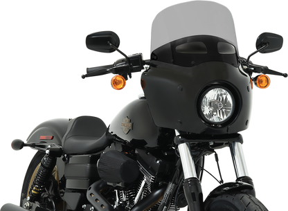 MEMPHIS SHADES Road Warrior Windshield - Vented - Black Smoke -11" MEP87412