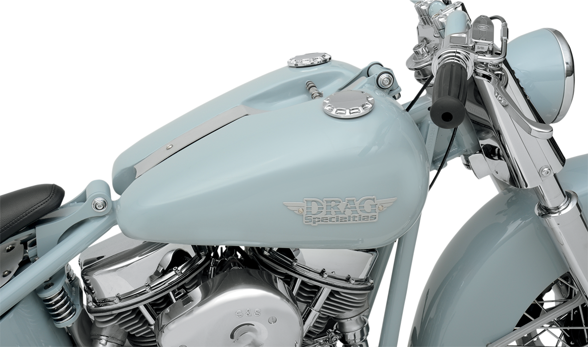 DRAG SPECIALTIES Fat Bob Style Gas Tanks - Flatside - 3.5 Gallon 011184-BX36