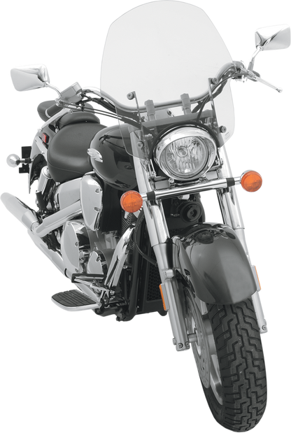 MEMPHIS SHADES Alley Cat Windshield - 9" Headlight Cutout - Solar MEP5629