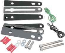 SADDLEMEN Turn Signal Relocation Kit - Dyna - Black 2020-0421