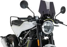 PUIG HI-TECH PARTS New Generation Windscreen - 12-1/2" - Dark Smoke - Husqvarna 9702F