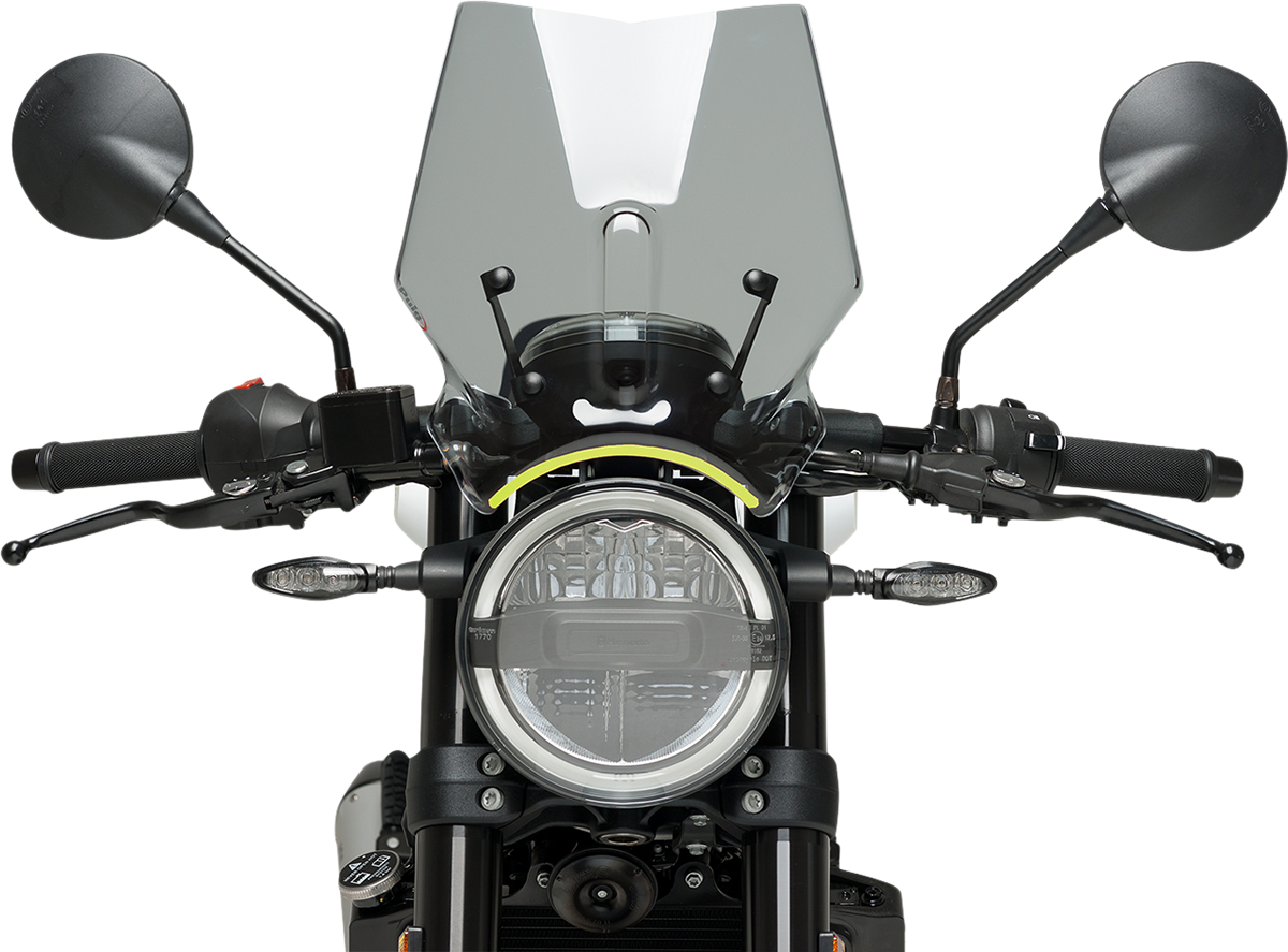PUIG HI-TECH PARTS New Generation Windscreen - 12-1/2" - Light Smoke - Husqvarna 9702H