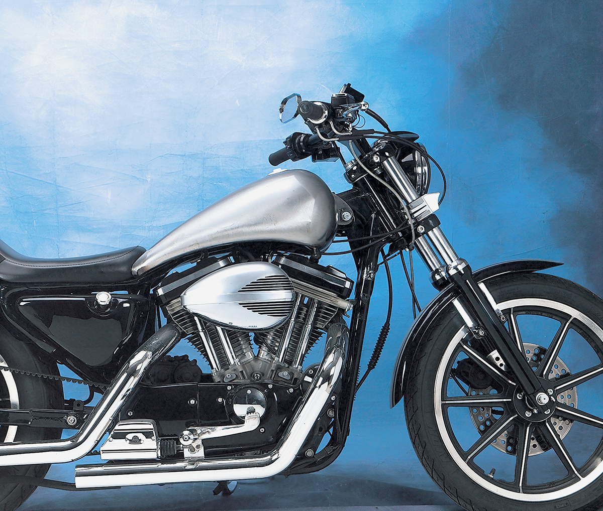 DRAG SPECIALTIES Extended Gas Tank - Smooth-Top - Single-Cap - Sportster 11586-BX46
