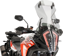 PUIG HI-TECH PARTS Touring Windscreen w/ Visor - Smoke 9714H