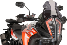 PUIG HI-TECH PARTS Race Windscreen - 11-1/2" - Dark Smoke - KTM 9716F