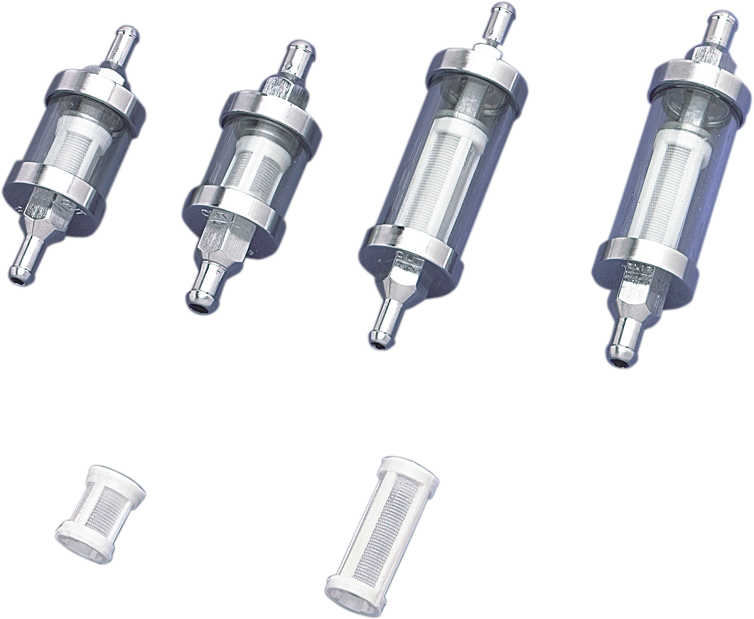 DRAG SPECIALTIES Fuel Filter - Clear - Standard - 1/4" 03-0051A-BC145