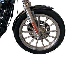 DRAG SPECIALTIES XLX-Style Front Fender with Chrome Side Braces - Steel 091018-PB-LB2