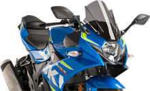PUIG HI-TECH PARTS Race Windscreen - 14-3/8" - Dark Smoke - Suzuki 9722F