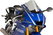 PUIG HI-TECH PARTS Race Windscreen - 14-1/4" - Smoke - Yamaha 9723H