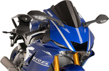 PUIG HI-TECH PARTS Race Windscreen - 14-1/4" - Black - Yamaha 9723N