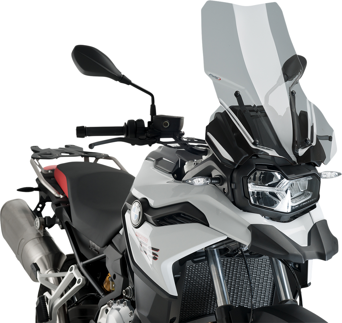 PUIG HI-TECH PARTS Touring Windscreen - 21" - Smoke - BMW 9770H