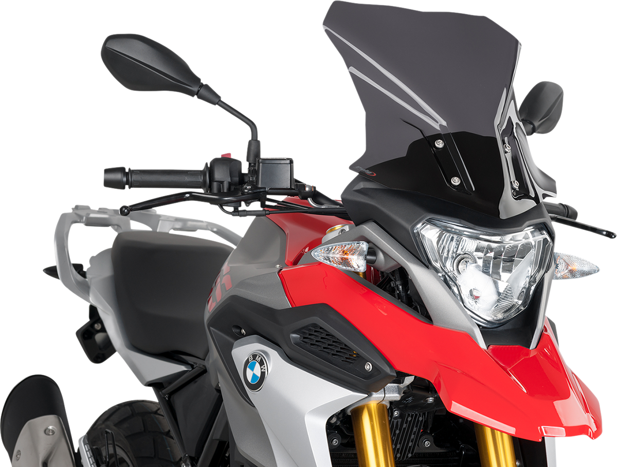 PUIG HI-TECH PARTS Touring Windscreen - 17" - Dark Smoke - BMW 9879F