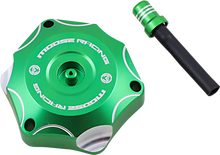 MOOSE OFFROAD Aluminum Gas Cap - Green - Kawasaki T03-2116GN