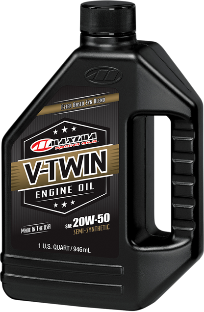 MAXIMA RACING OIL V-Twin Semi-Synthetic Engine Oil - 20W-50 - 1L 30-14901