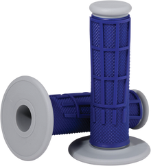 MOOSE OFFROAD Comp Diamond Half Waffle Grips - Blue 1MG2315-UEM