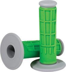 MOOSE OFFROAD Comp Diamond Half Waffle Grips - Green 1MG2315-GEM
