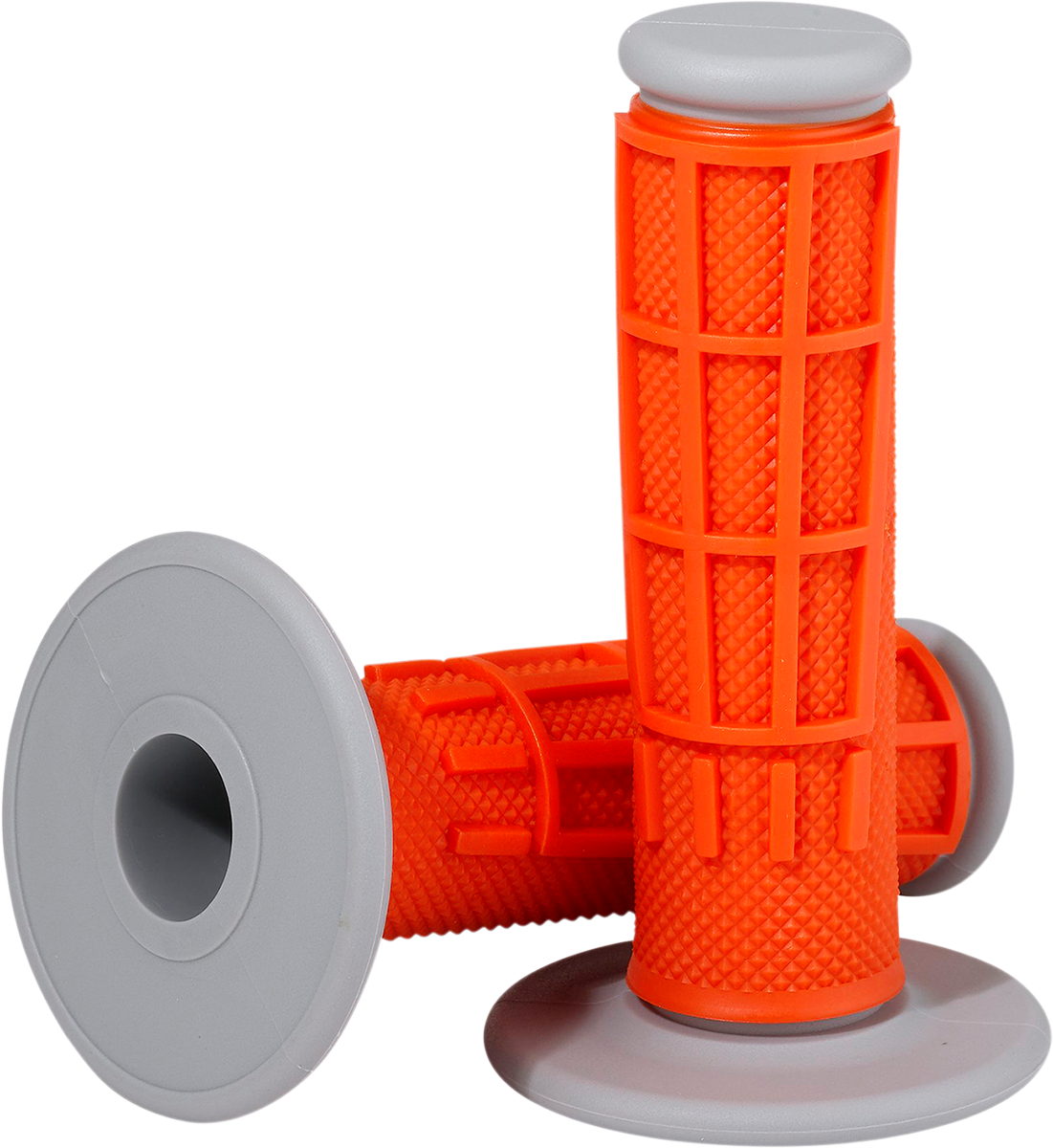 MOOSE OFFROAD Comp Diamond Half Waffle Grips - Orange 1MG2315-VEM