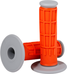 MOOSE OFFROAD Comp Diamond Half Waffle Grips - Orange 1MG2315-VEM
