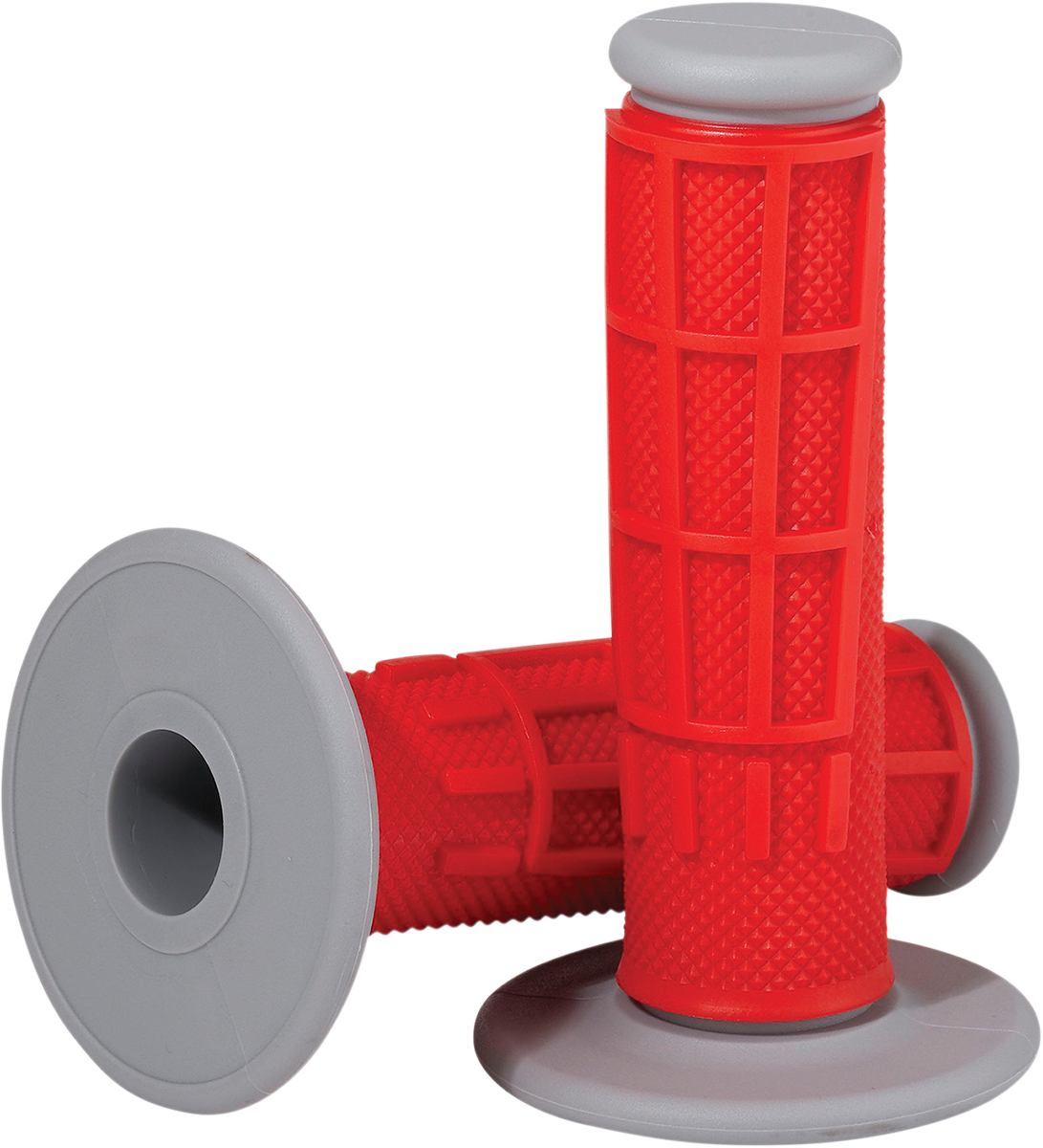 MOOSE OFFROAD Comp Diamond Half Waffle Grips - Red 1MG2315-REM