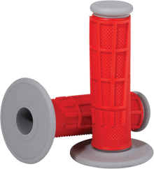 MOOSE OFFROAD Comp Diamond Half Waffle Grips - Red 1MG2315-REM